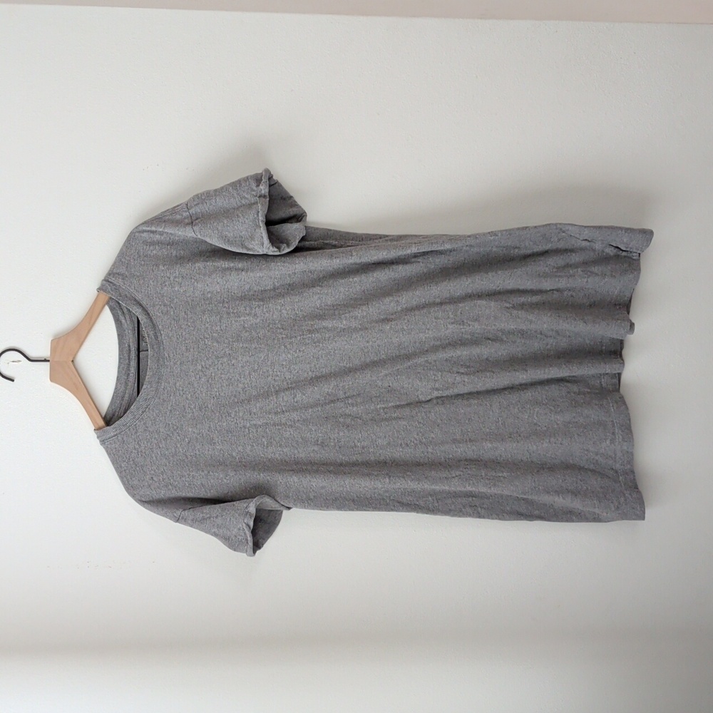 Gray T-Shirt Dress Time And Tru